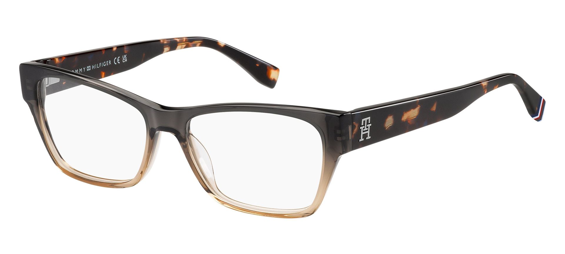 Tommy Hilfiger Kobieta Tommy Hilfiger TH 2104 TV7 Oprawki optyczne Acetat Brązowy Kwadratowy - Image 1