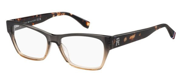 Tommy Hilfiger Kobieta Tommy Hilfiger TH 2104 TV7 Oprawki optyczne Acetat Brązowy Kwadratowy