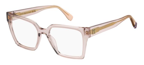 Tommy Hilfiger Kobieta Tommy Hilfiger TH 2103 35J Oprawki optyczne Acetat Różowy Kwadratowy