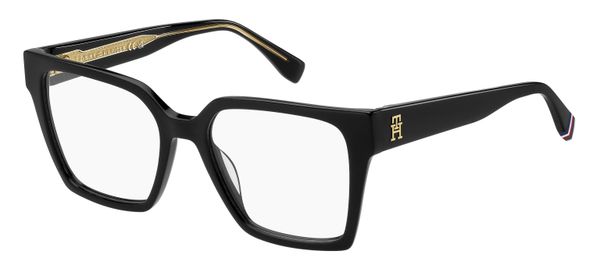 Tommy Hilfiger Kobieta Tommy Hilfiger TH 2103 807 Oprawki optyczne Acetat Czarny Kwadratowy