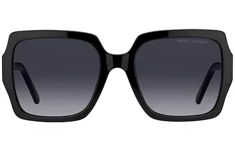 Marc Jacobs Kobieta Marc Jacobs MARC 731/S 807/9O Okulary przeciwsłoneczne Acetat Czarny Szary Kwadratowy Zacieniony - Thumbnail 2