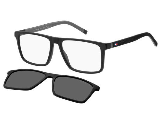 Tommy Hilfiger Mężczyzna Tommy Hilfiger TH 2086/CS O6W/M9 Oprawki optyczne Wstrzyknięte Szary Szary Kwadratowy Spolaryzowane