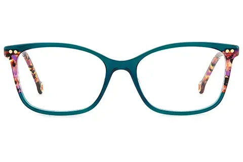 Carolina Herrera Kobieta Carolina Herrera HER 0246 1ED Oprawki optyczne Acetat Zielony Kwadratowy - Thumbnail 2