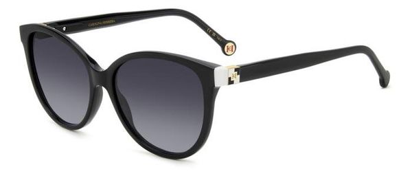 Carolina Herrera Kobieta Carolina Herrera HER 0237/S 80S/9O Okulary przeciwsłoneczne Acetat Czarny Szary Cat Eye Zacieniony