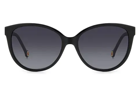Carolina Herrera Kobieta Carolina Herrera HER 0237/S 80S/9O Okulary przeciwsłoneczne Acetat Czarny Szary Cat Eye Zacieniony - Thumbnail 2