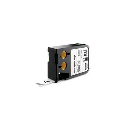 Dymo 1868752 DirectLabel-etikettes Vinyl black on white 19mm x 7m for