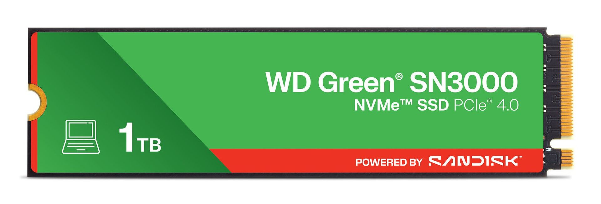 SanDisk Green WD ™ SN3000 NVMe™ SSD POWERED BY 1 TB - Image 1