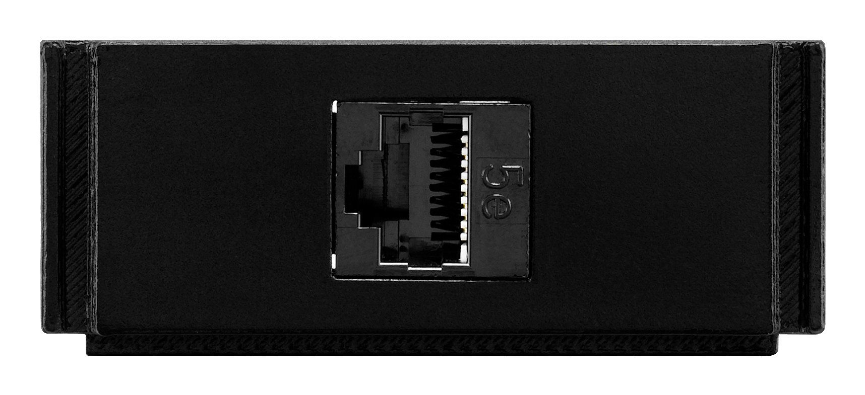 AMX HPX-N100-RJ45 outlet box Black - Image 1