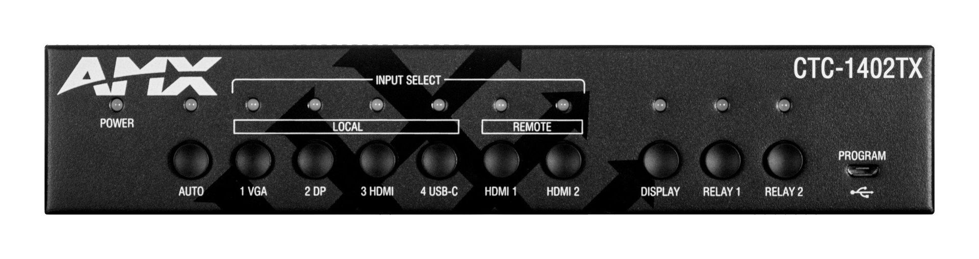 AMX CTC-1402 AV transmitter & receiver Black - Image 1