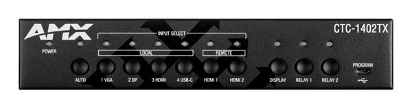 AMX CTC-1402 AV transmitter & receiver Black