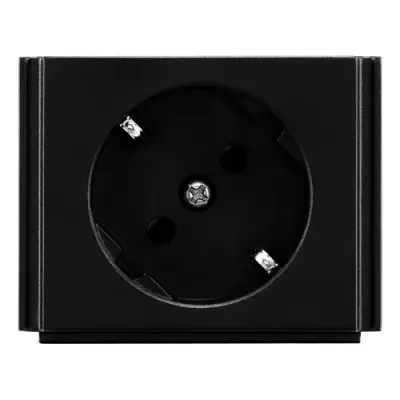 AMX HPX-P200-PC-EU outlet box Type F Black - Thumbnail 2