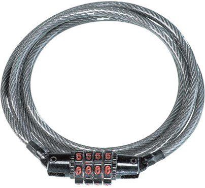 Kryptonite Combination Coil Cable CC4 5mm x 120 cm - Grey - Image 1