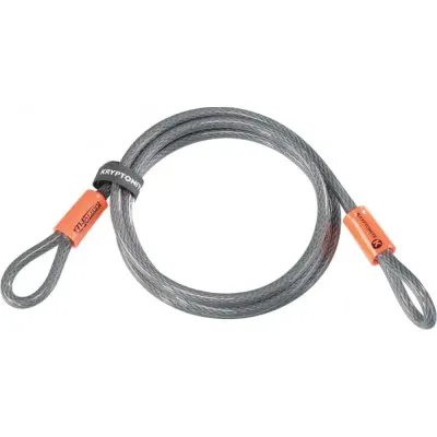 Kryptonite Kryptoflex Cable 10 mm x 120 cm - Grey Orange - Thumbnail 2