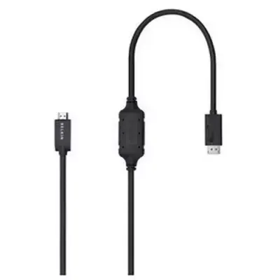 Belkin F2CD001B06-E video cable adapter 1.8 m DisplayPort HDMI Black - Thumbnail 3