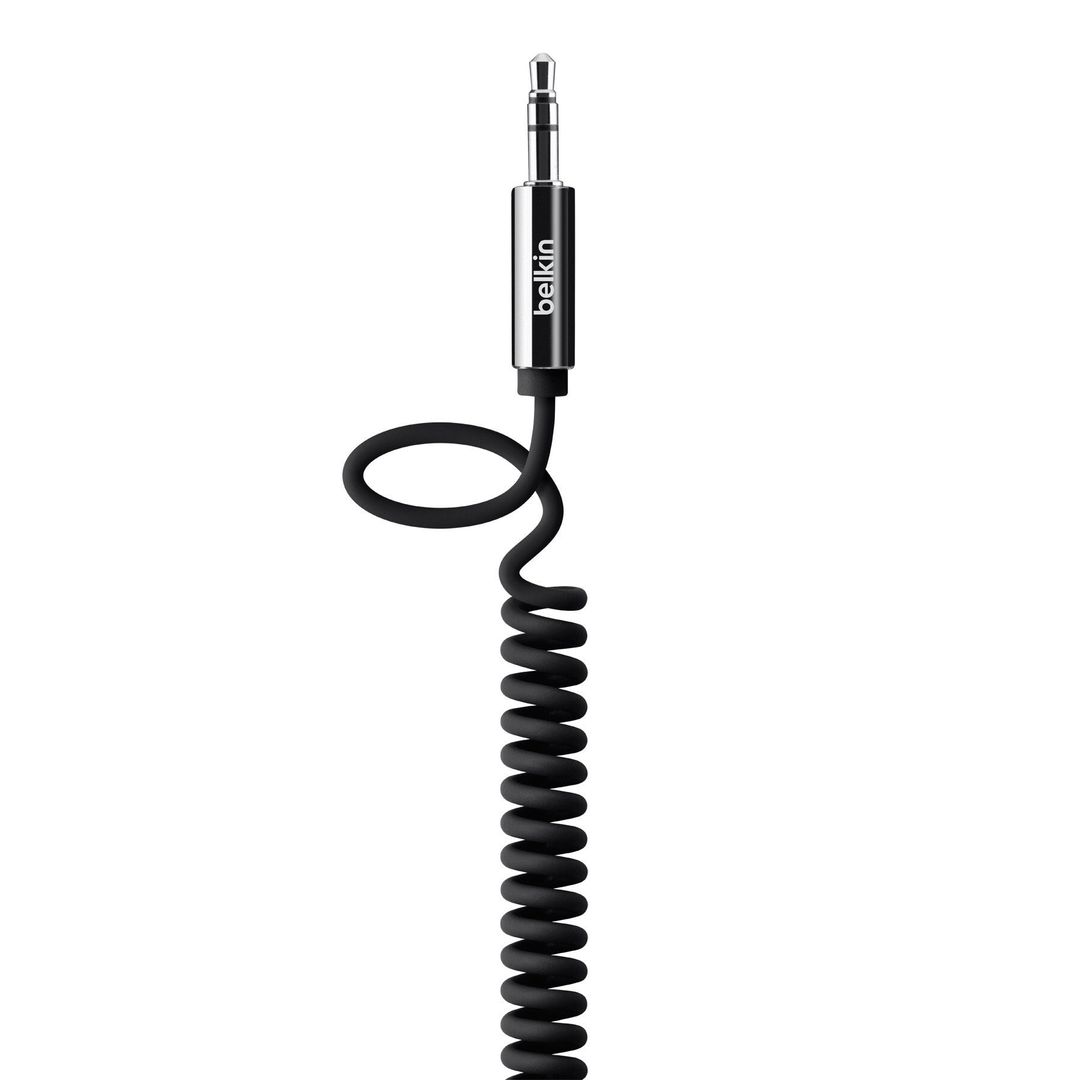 Belkin 3.5mm. Connector 1: 3.5mm Connector 1 gender: Male Connector 2: 3.5mm Connector 2 gender: Male Connector contacts plating: Nickel Cable length: 1.8 m Product colour: Black - Image 1