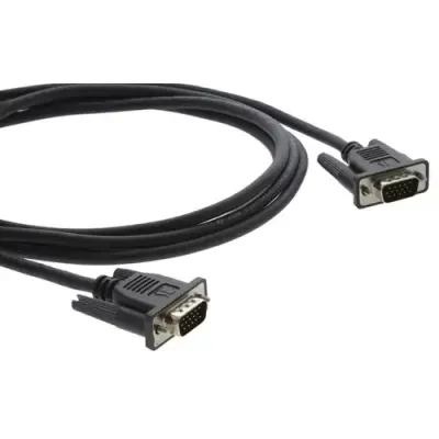 Kramer Electronics 15-pin HD Micro Cable VGA cable 1.8 m VGA (D-Sub) Black - Thumbnail 2
