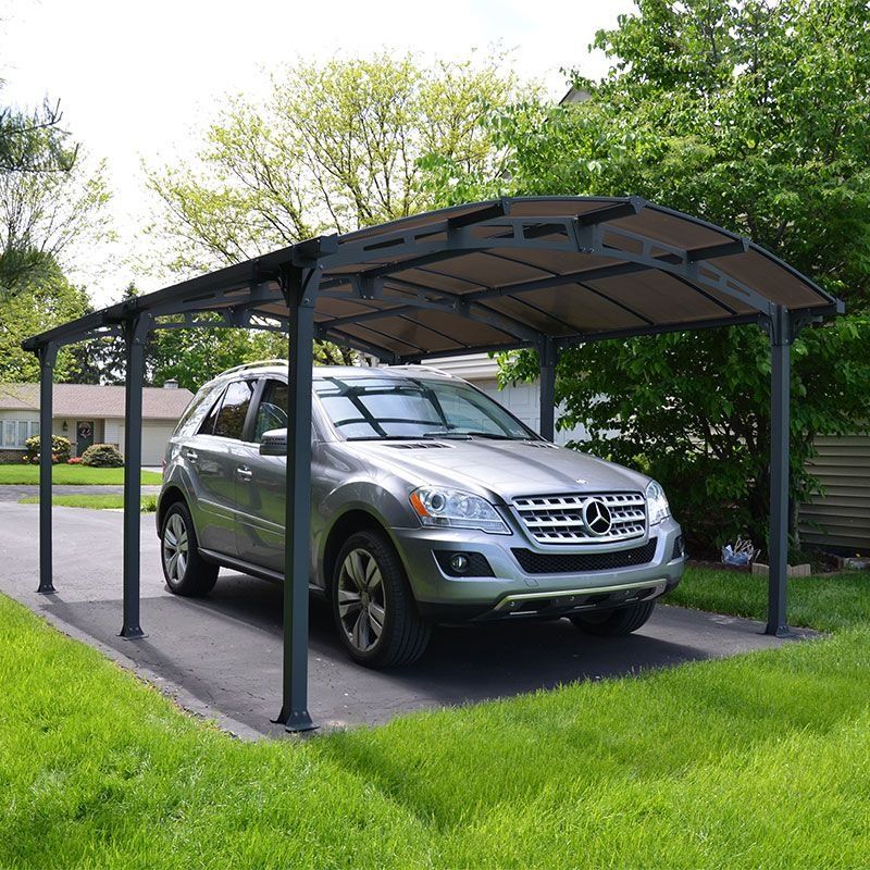 17'x12' (5.1x3.6m) Palram Canopia Arcadia 5000 Metal Carport - Image 1