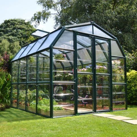 8'x8' Palram Canopia Rion Grand Gardener Green Greenhouse (2.67x2.64m) - Image 1