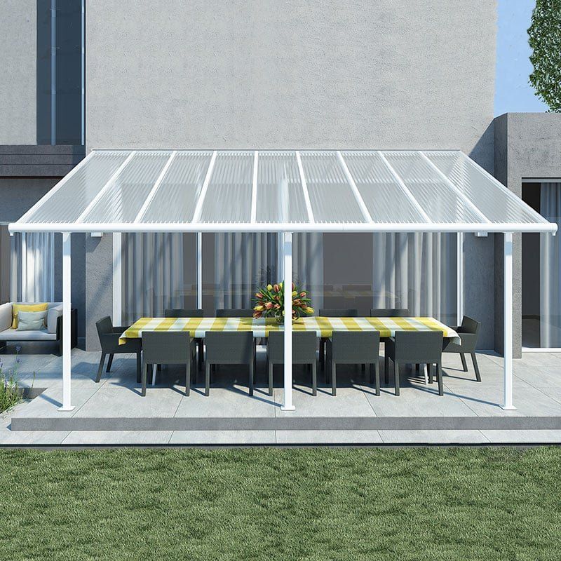 10'x18' (3x5.46) Palram Canopia Sierra White Patio Cover - Image 1
