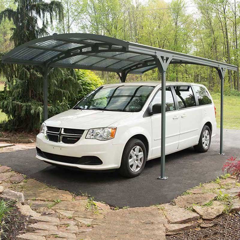 16'x10' (4.8x3m) Palram Canopia Grey Carport Atlas 5000 - Image 1