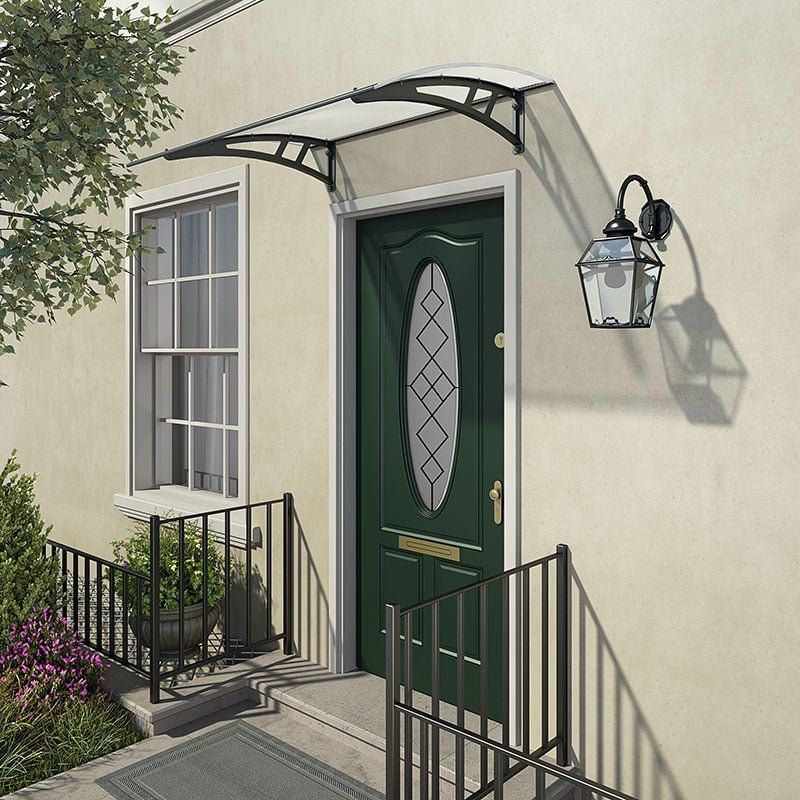 Palram Canopia Calisto 1350 Twinwall Grey Door Canopy - Image 1