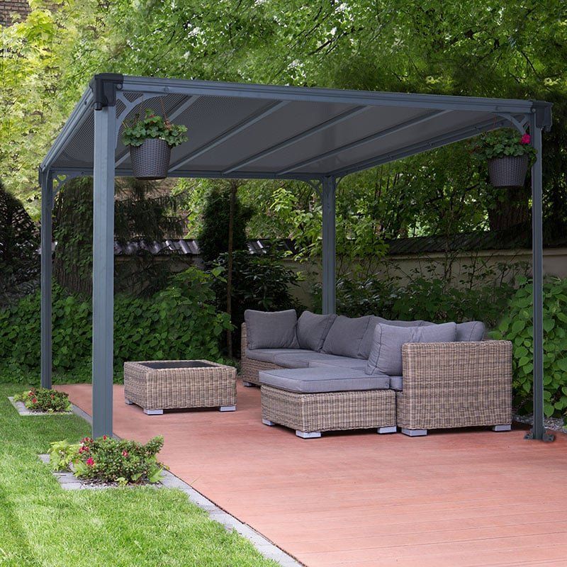 10'x10' (3x3m) Palram Canopia Milano 3000 Garden Gazebo - Image 1