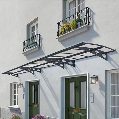 22 x 47 Palram Canopia Herald 6690 Grey Mist Large Door Canopy (6.71m x 1.39m)