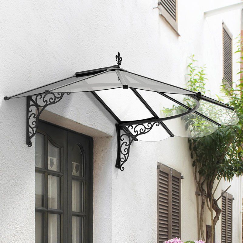 6' x 4' Palram Canopia Iris 1780 Black Door Canopy (1.75m x 1.25m) - Image 1