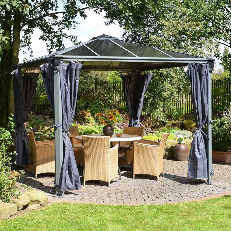 Palram Canopia Gazebo Curtains for Milano 4300 and Martinique 5000 Garden Gazebos - Image 1