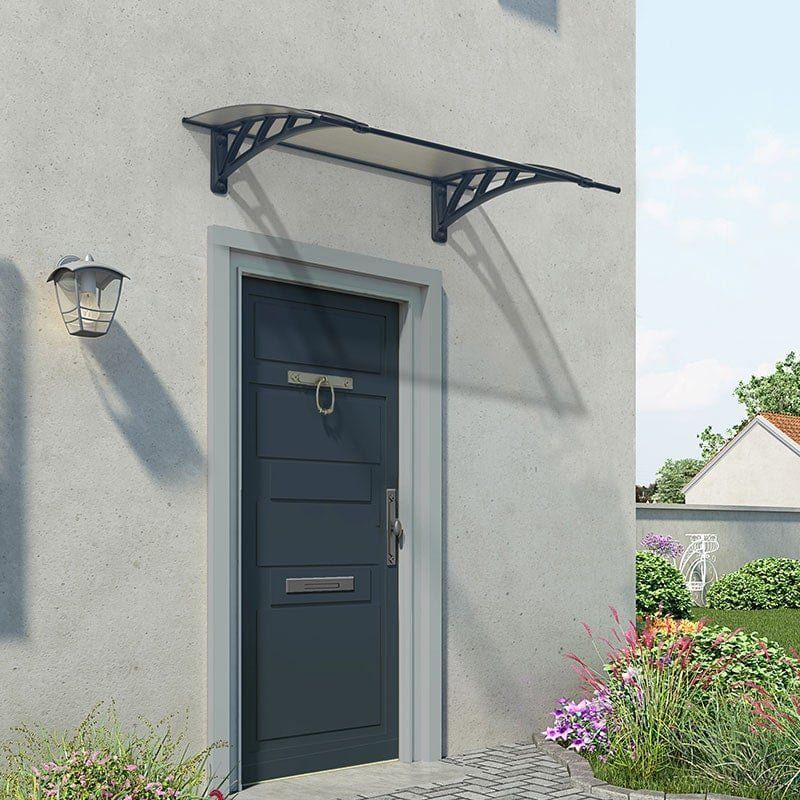 Palram Canopia Neo 1180 Grey Twinwall Door Canopy - Image 1