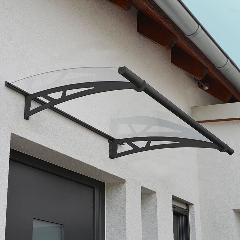 5' x 3' Palram Canopia Altair 1500 Grey Door Canopy (1.51m x 0.92m) - Image 1