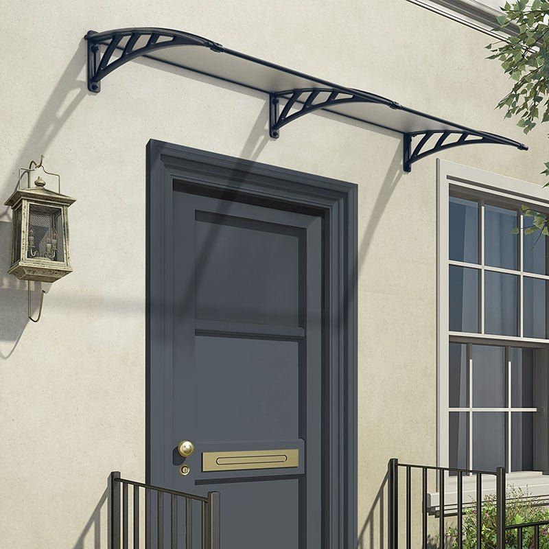 Palram Canopia Neo 2360 Grey Twinwall Door Canopy - Image 1