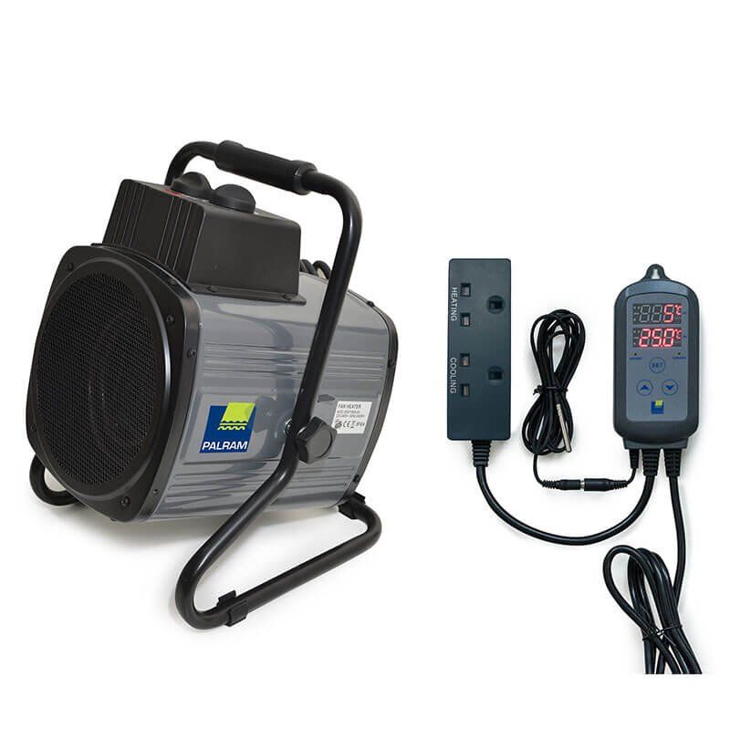 Palram Canopia Portable Fan Greenhouse Heater with Digital Thermostat - Image 1