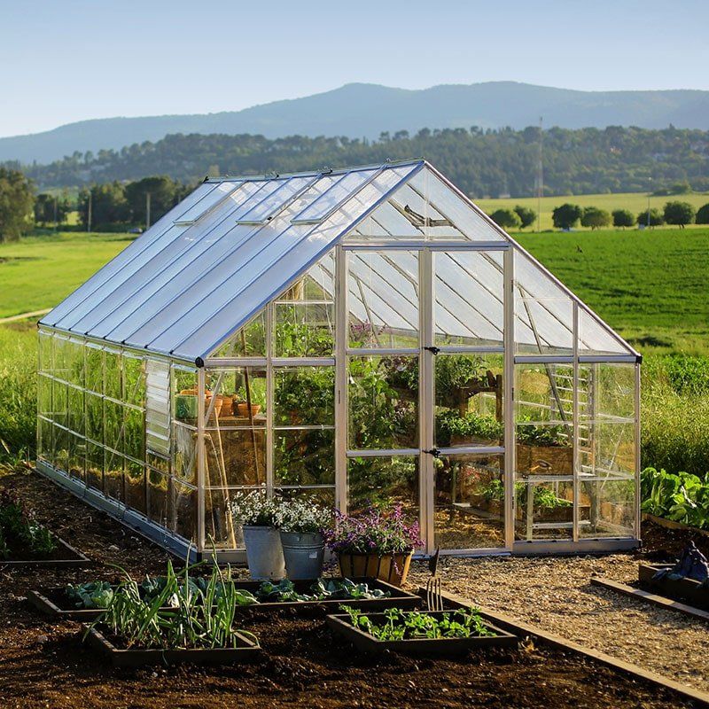10' x 16' Palram Canopia Balance Silver Greenhouse (3.04m x 4.84m) - Image 1