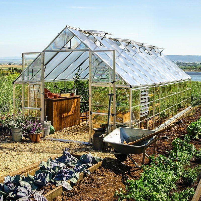 10' x 24' Palram Canopia Balance Silver Large Greenhouse (3.04m x 7.24m) - Image 1