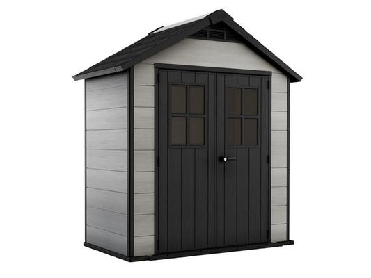 7' x 4' Keter Oakland Plastic Garden Shed (2.1m x 1.2m)