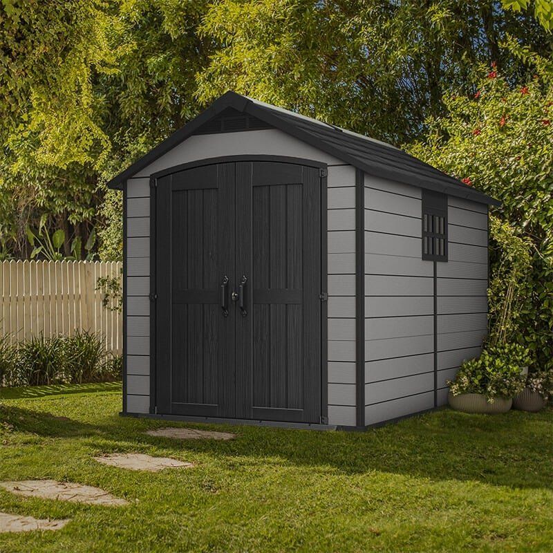 7' x 11' Keter Premier Plastic Garden Shed (2.28m x 3.50m) - Image 1