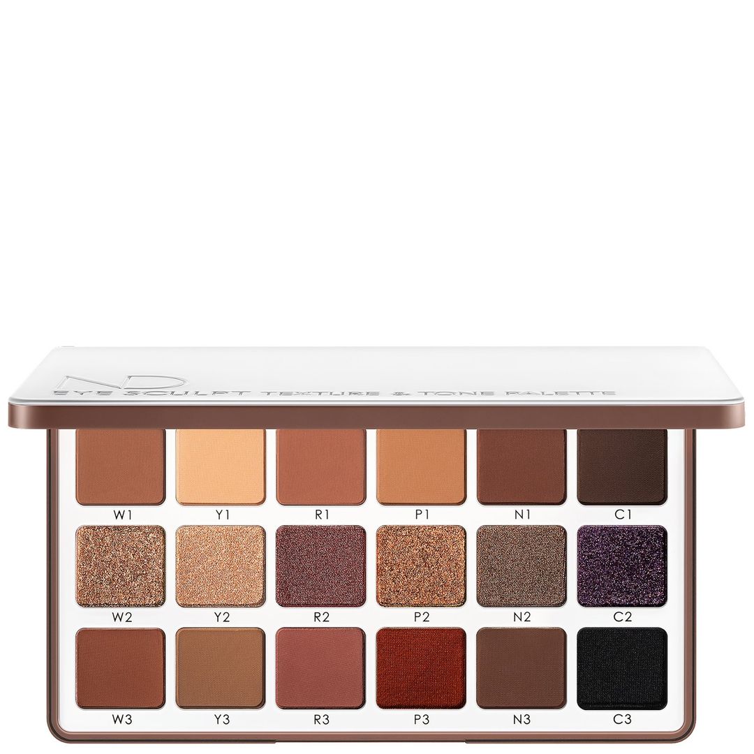 Natasha Denona Eye Sculpt Texture and Tone Eyeshadow Palette - Dramatic - Image 1