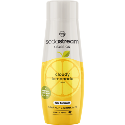 SODASTREAM Classics Cloudy Lemonade Syrup, Yellow,White - Thumbnail 2