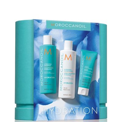Moroccanoil Hydrating Shampoo and Conditioner Set with Free Intense Hydrating Mask 75ml (Worth £52)