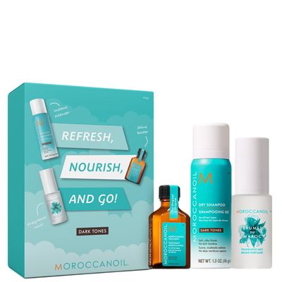 Moroccanoil Treatment Oil & Fragrance Set with Free Dry Shampoo - Dark Tones (Worth £37.50)