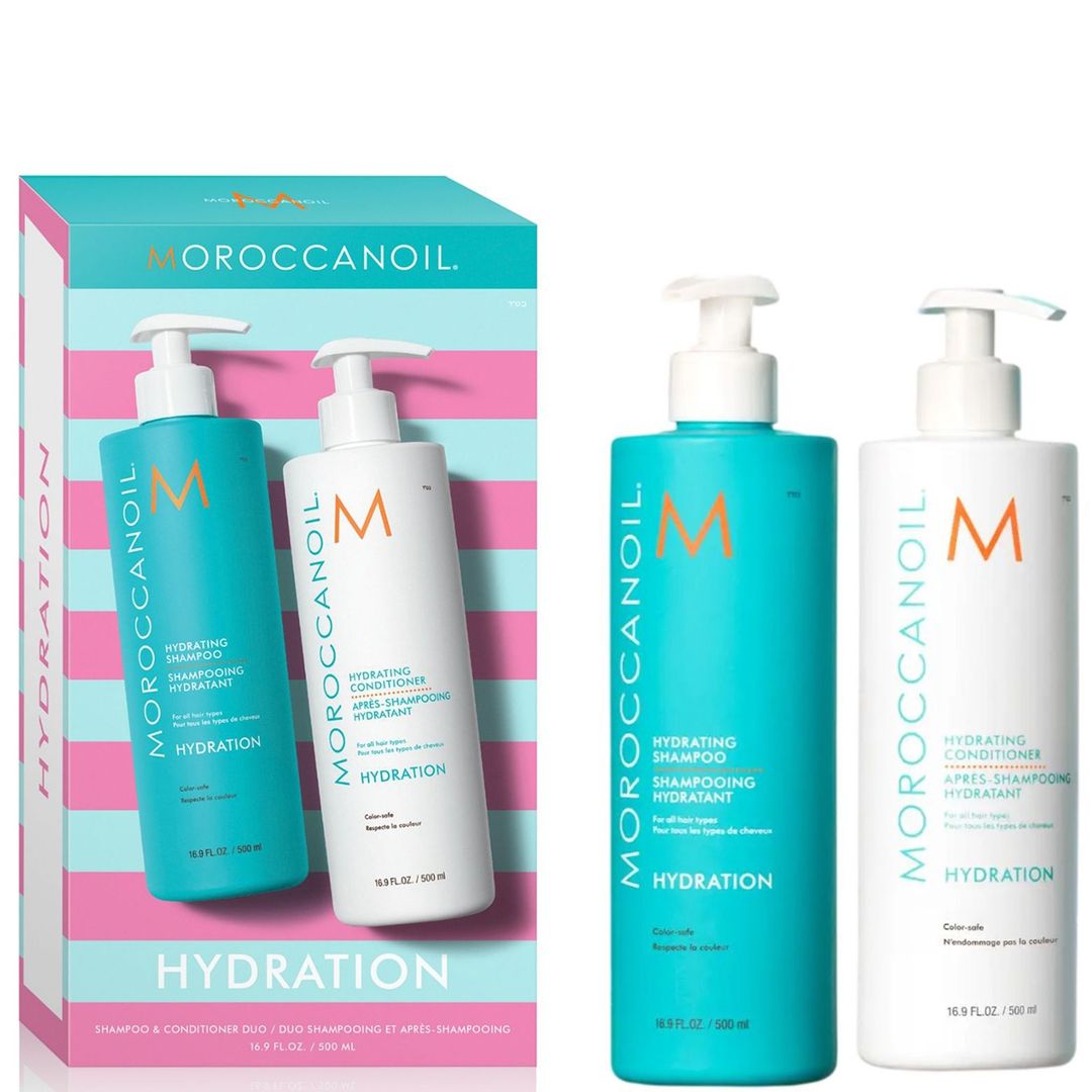Moroccanoil Hydrating Shampoo and Conditioner 500ml Duo (Worth £82) - Image 1