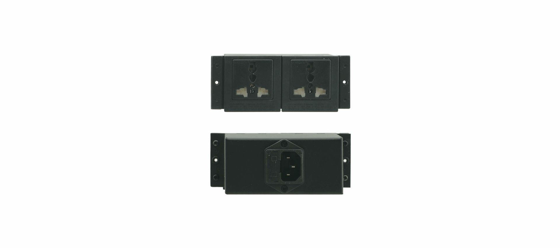Kramer Electronics TS-2U electrical power plug Black - Image 1