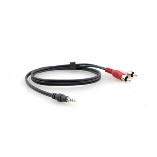 Kramer Electronics 3.5mm - 2 RCA, 0.9m audio cable Black, Red, White - Image 1