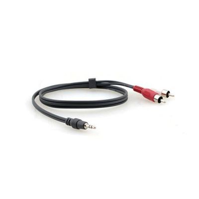 Kramer Electronics 3.5mm - 2 RCA, 4.6m audio cable Black, Red, White