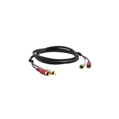 Kramer Electronics 2xRCA M/M 1.8m audio cable RCA Black
