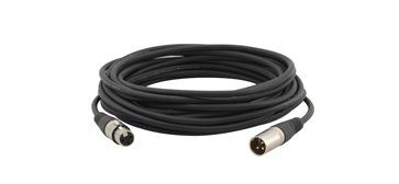 Kramer Electronics XLR Quad Style. 7.6m audio cable XLR (3-pin) Black - Image 1