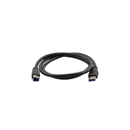 Kramer Electronics 6ft, USB3.0-A - USB3.0-B USB cable USB 3.2 Gen 1 (3.1 Gen 1) 1.8 m USB A USB B Black - Image 1