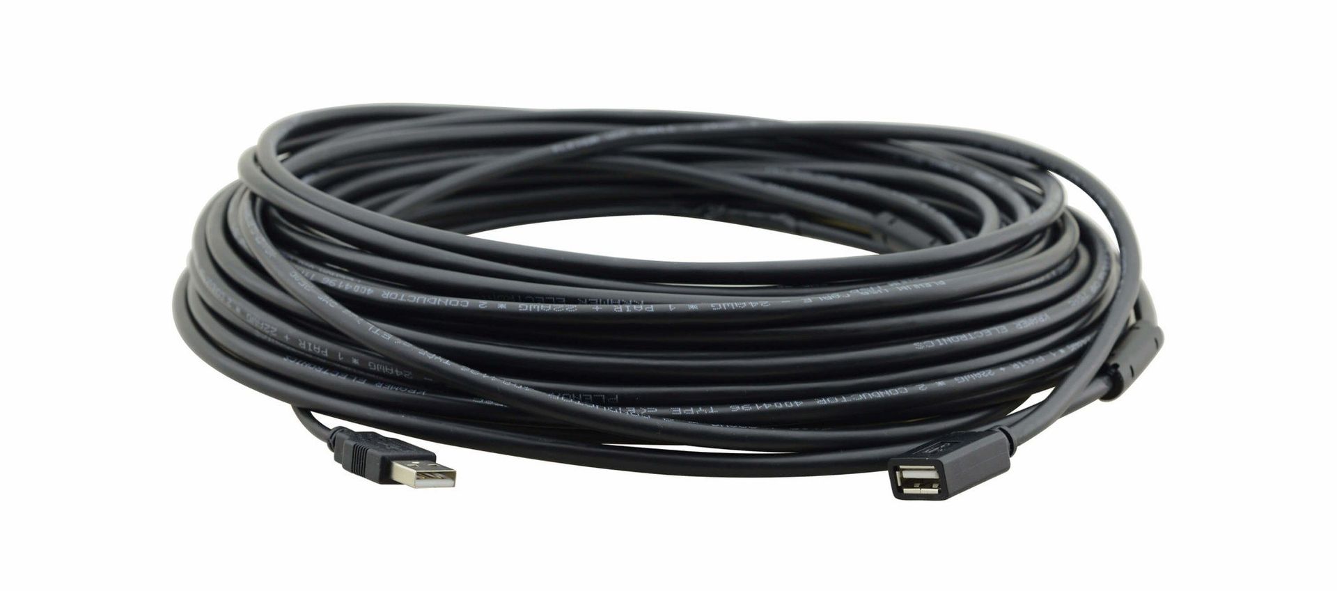 Kramer Electronics CA-UAM/UAF-65 USB cable USB 2.0 19.5 m USB A Black - Image 1
