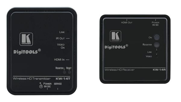 Kramer Electronics KW-14 AV extender AV transmitter & receiver Black
